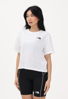 THE NORTH FACE T-shirt a manica corta Evolution Simple Dome Cropped Relaxed bianca da donna NF0A8FDHFN41 . THE NORTH FACE 