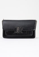 RICHMOND Borsa a tracolla nera da donna con logo JR RWA25226BO BL RICHMOND 