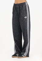ADIDAS ORIGINALS Pantalone sportivo Firebird Loose Leopard nero da donna JV7582  ADIDAS ORIGINALS 
