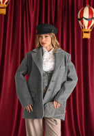 SANTAS Cappotto corto LUMIÈRE grigio da donna PV2620 GR SANTAS 