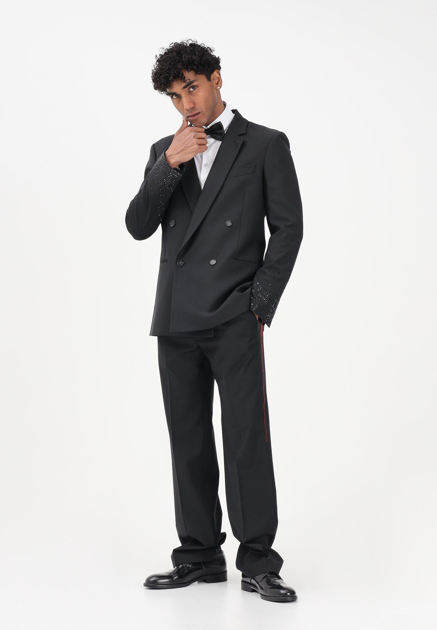 PATRIZIA PEPE Pantalone elegante (IM)PERFECTION nero da uomo 5P507RA1WK K102 PATRIZIA PEPE 