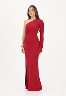 PATRIZIA PEPE Abito lungo monospalla rosso da donna 2A3012JZ26 R894 PATRIZIA PEPE 