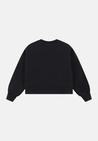 JORDAN Felpa girocollo nera da bambina con logo 45F583 023 JORDAN 