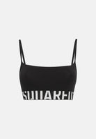 DSQUARED2 Bralette nera da donna con logo D8RG35860 010 DSQUARED2 