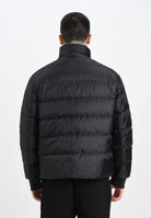 ARMANI EXCHANGE Piumino nero da uomo con logo all-over XM001580AF16628 UC001 ARMANI EXCHANGE 