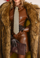 SELECTED HOMME Cravatta panna da uomo in seta stampata 16097282 Demitasse SELECTED HOMME 