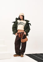 MARKET Felpa girocollo beige da uomo con logo camouflage F5MKMASW036 012 MarKET 