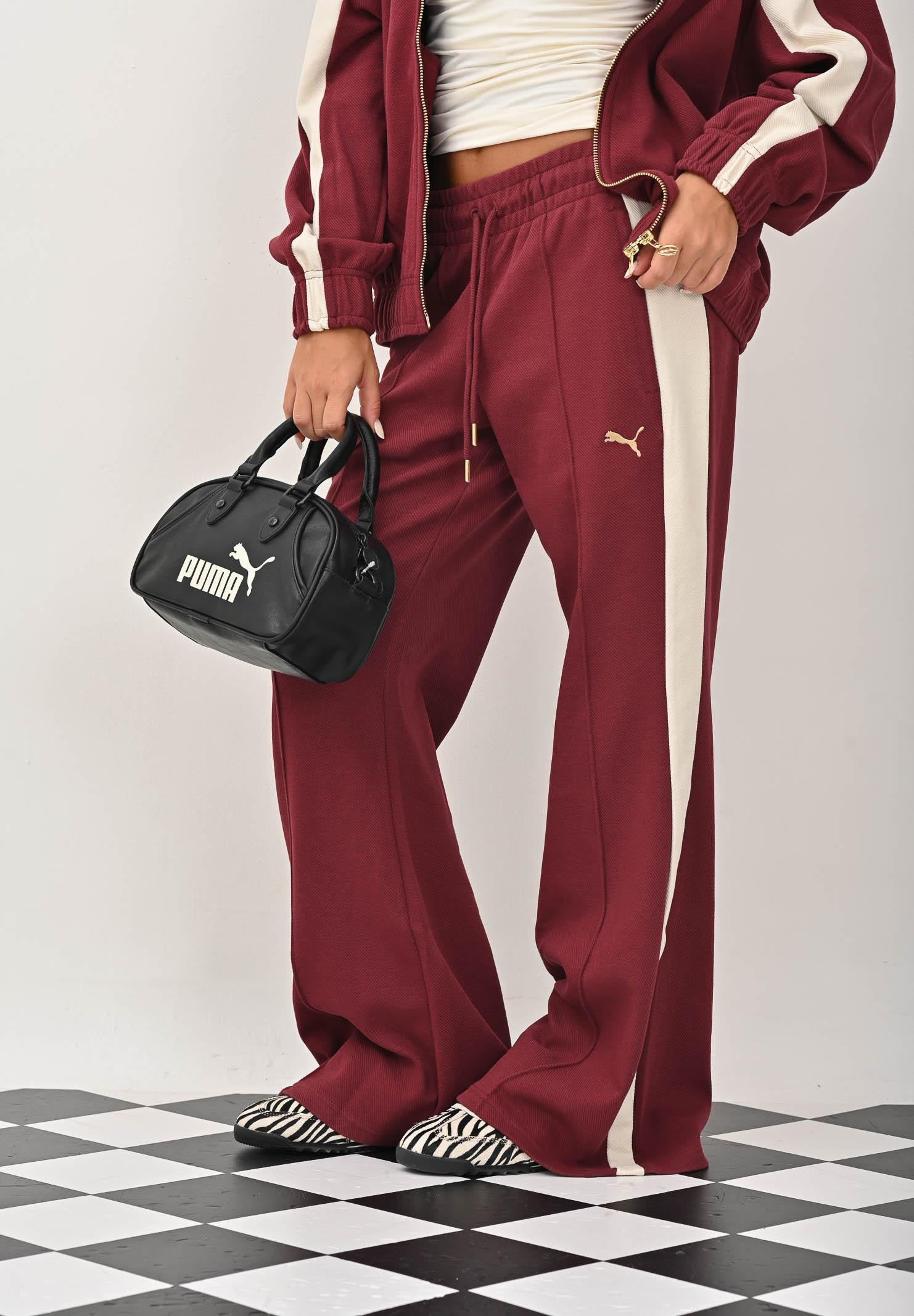 PUMA Pantalone sportivo T7 Always bordeaux da donna 629797 96 PUMA 