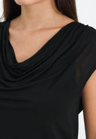 MAX MARA Blusa smanicata Ovest nera da donna 2526946011600 003 MAX MARA 