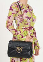 PINKO Borsa a tracolla Classic Love Bag Puff nera da donna 100038A0F2 Z99Q PINKO 