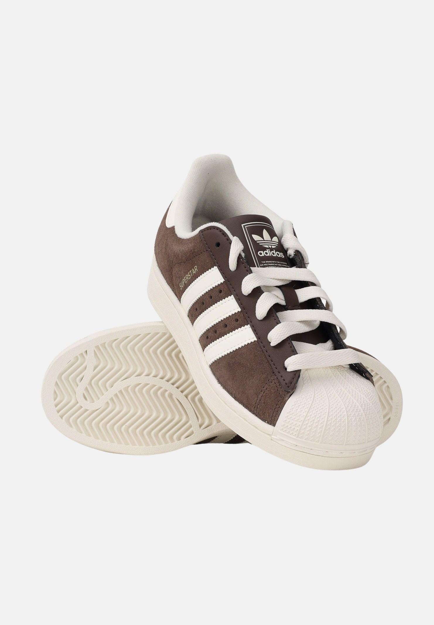 ADIDAS ORIGINALS SUPERSTAR II brown and white sneakers for men and wom –  Pavidas