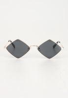Occhiali da sole oro per uomo e donna con lenti a rombo 2148 03 CRISTIAN LEROY 