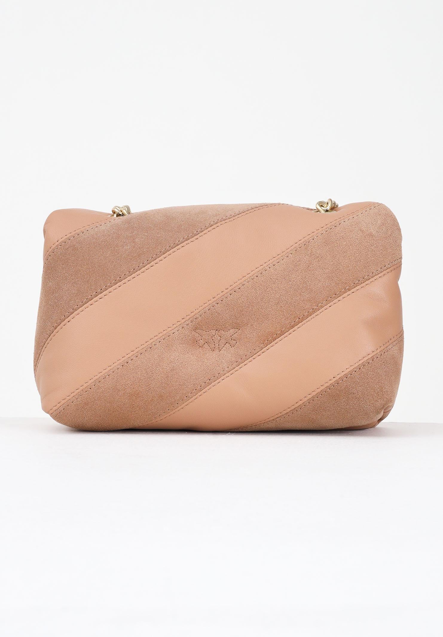 PINKO Borsa a tracolla Mini Love Bag Puff beige da donna 100039A2JY C79V PINKO 