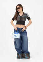ADIDAS ORIGINALS Cardigan CHECKED marrone da donna KW4548 . ADIDAS ORIGINALS 