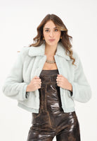 PATRIZIA PEPE Pellicciotto verde acqua da donna 8O0204E073 G613 PATRIZIA PEPE 