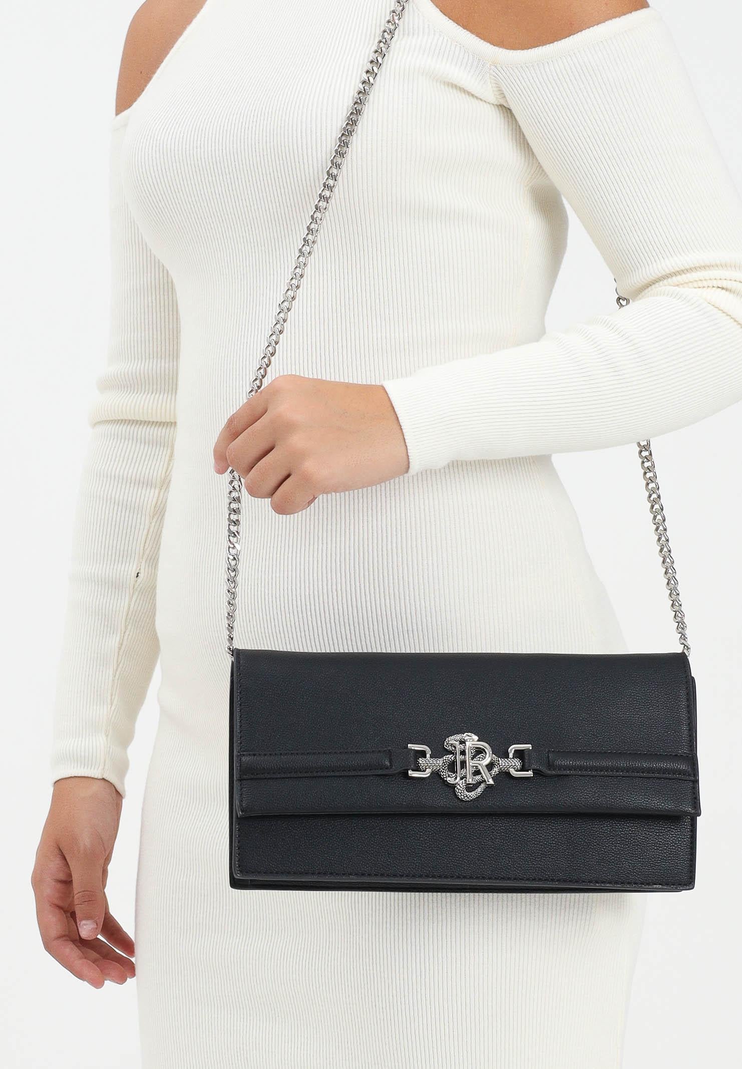 RICHMOND Borsa a tracolla nera da donna con logo RWA25348BO BL RICHMOND 