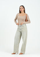 VICOLO Jeans Xenobia in denim vintage da donna DF5053 VU VICOLO 