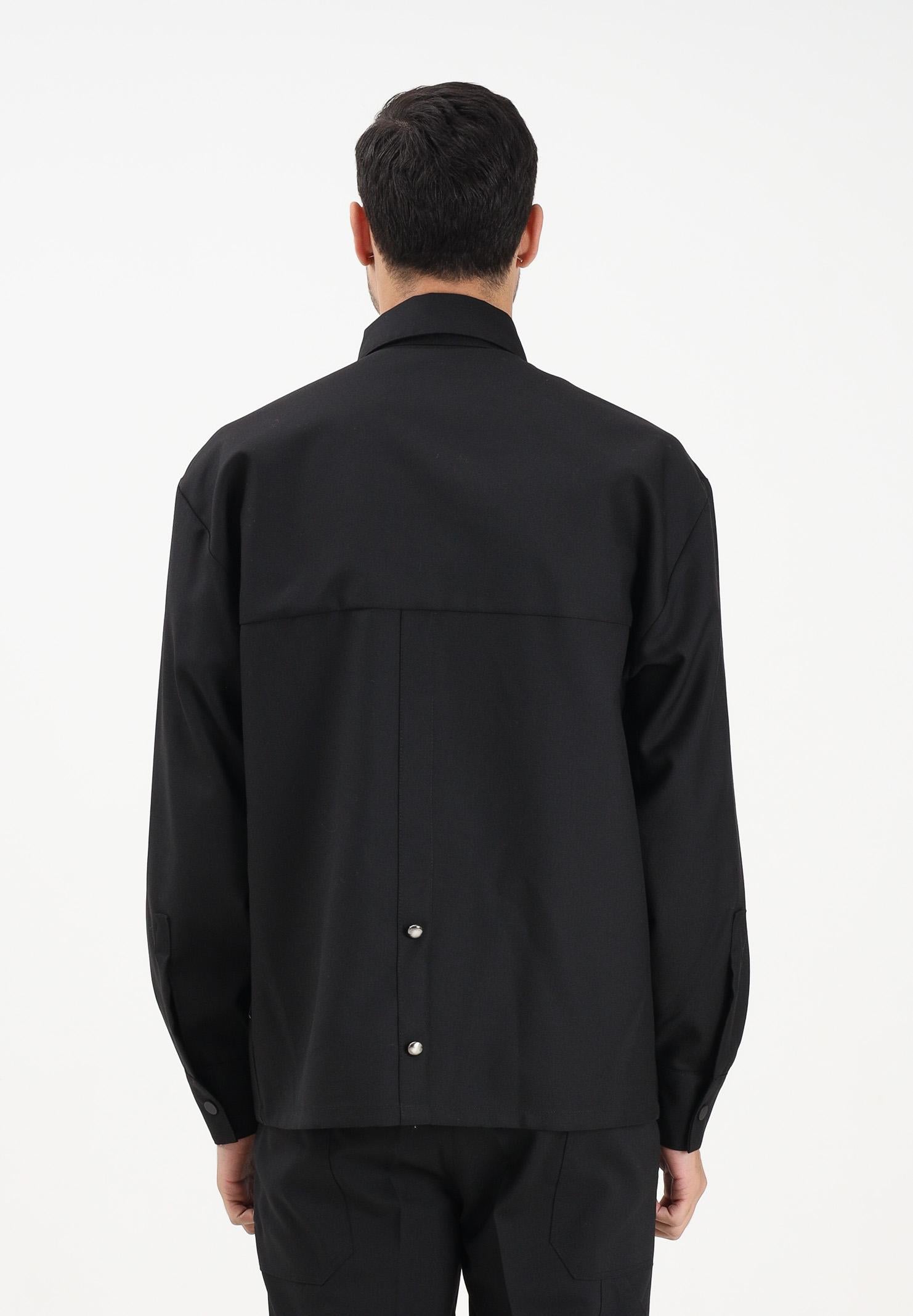 YES LONDON Camicia a manica lunga nera da uomo XCM7212 NE YES LONDON 