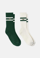 LACOSTE Calzini (2paia) bianchi e verdi per uomo e donna RA6842 YRR LACOSTE 