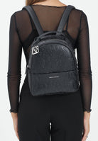 ARMANI EXCHANGE Zaino nero da donna con logo all-over XW002234AF15774 UC001 ARMANI EXCHANGE 