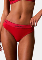 CALVIN KLEIN Perizoma rosso da donna con elastico logato LV00QF8549 VMT CALVIN KLEIN 