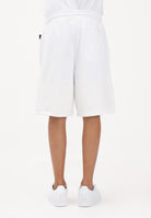 GCDS Shorts sportivo bianco per uomo e donna con logo Z0MLQL230F004 100A GCDS 