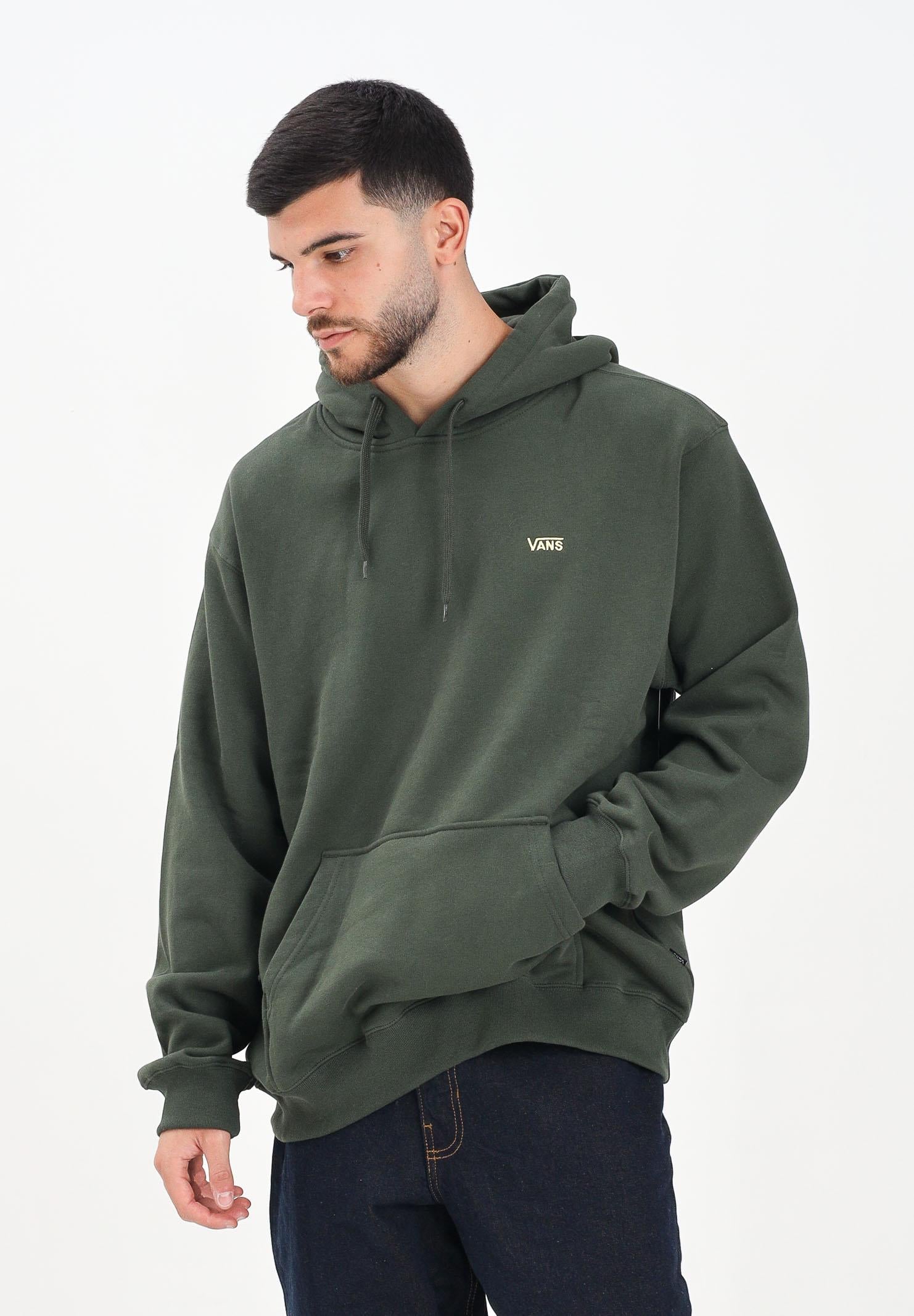 VANS Felpa con cappuccio Left Chest II verde da uomo VN000P21EMU1 . VANS 