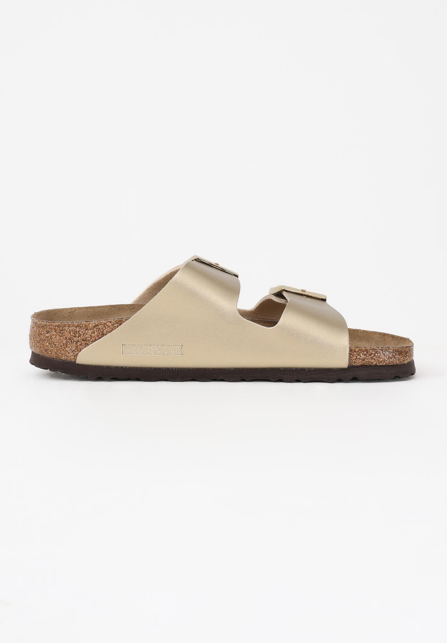 BIRKENSTOCK Ciabatte Arizona oro da donna 1016111 . BIRKENSTOCK 