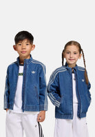 ADIDAS ORIGINALS Giacca Firebird in denim blu per bambino e bambina KD5801 . ADIDAS ORIGINALS 