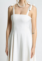 SANTAS Abito midi MEDELEINE panna da donna PV2508 PANNAC SANTAS 
