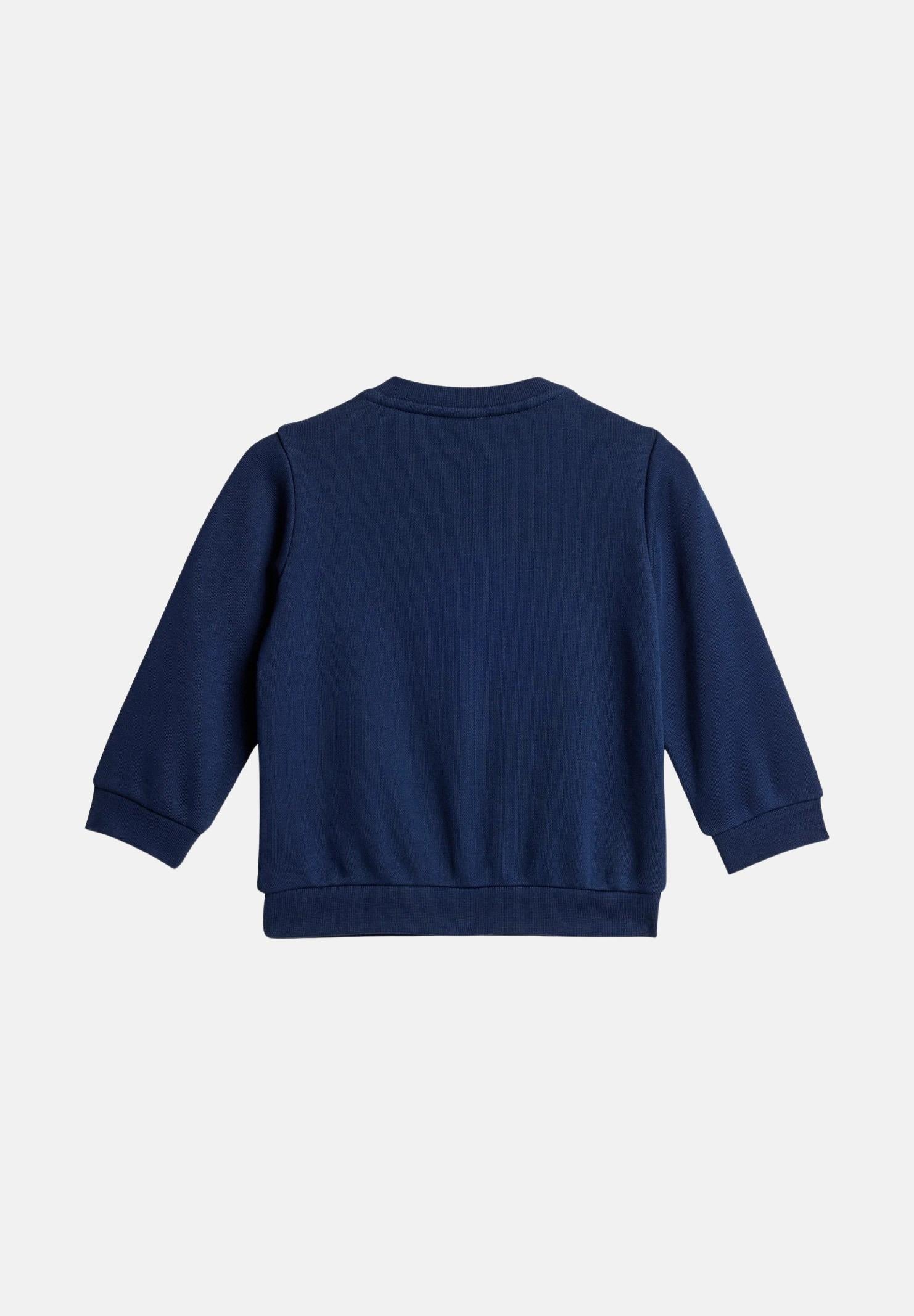 ADIDAS ORIGINALS Tuta Trefoil Crew blu da neonato JY0138  ADIDAS ORIGINALS 