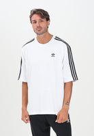 ADIDAS ORIGINALS T-shirt a manica corta Adicolor Oversized bianca da uomo IZ2474  ADIDAS ORIGINALS 