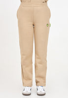 Pantalone sportivo beige per donna e bambina con patch logo F4BKJUFP131 BW016 BARROW 