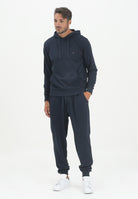 TOMMY HILFIGER Pantalone sportivo blu da uomo con ricamo logo MW0MW37236DW5 . TOMMY HILFIGER 