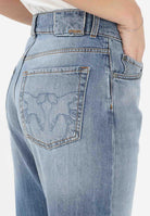 PINKO Jeans WANDA WIDE LEG da donna in denim medio 101733A323 PJO PINKO 