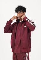 ADIDAS ORIGINALS Felpa con zip FIREBIRD bordeaux da uomo KE1646 . ADIDAS ORIGINALS 
