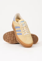 ADIDAS ORIGINALS Sneakers Gazelle Bold gialle e lilla da donna IH6457 . ADIDAS ORIGINALS 