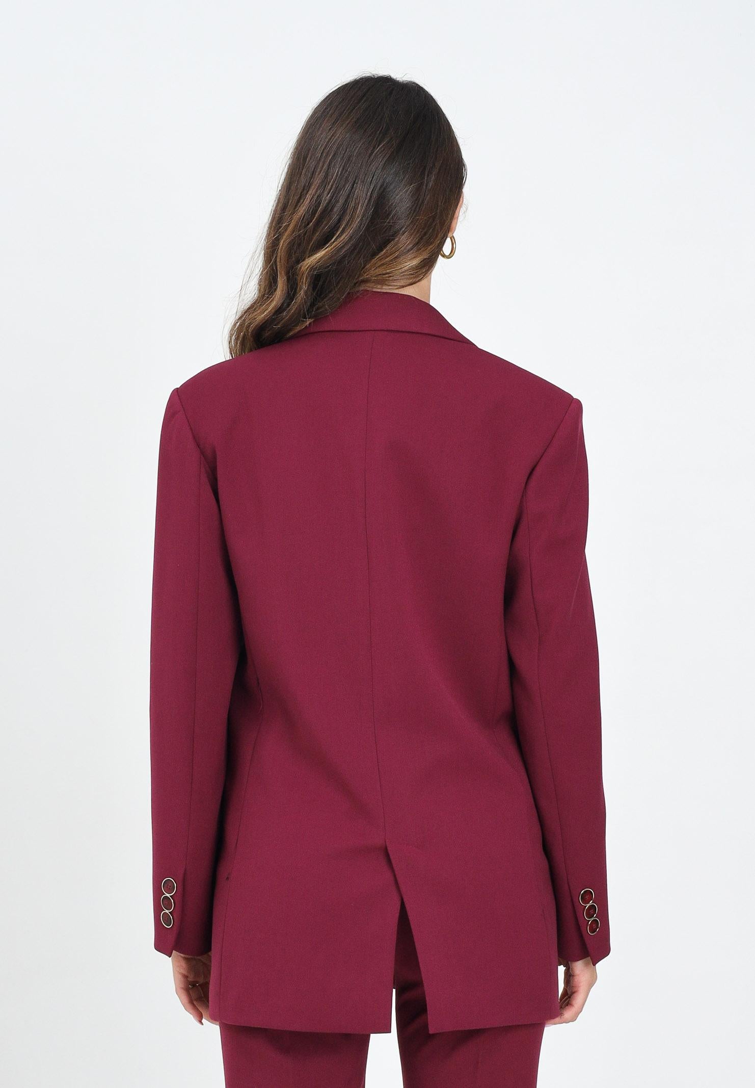 SIMONA CORSELLINI Giacca bordeaux da donna A25CPGI00701-C00011 V0741 SIMONA CORSELLINI 