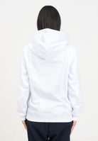 Felpa con cappuccio bianca per donna e bambina rifinita da logo stile college DQ2466D0094 DQ100 DSQUARED2 