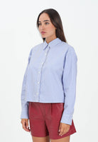 LEVI'S® Camicia a manica lunga Harlie con motivo a righe blu e bianche da donna 003P2-0003 . LEVI'S® 