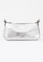 PINKO Borsa a spalla Mini Half Moon Baguette argento da donna 105915A2WD ZZFN PINKO 