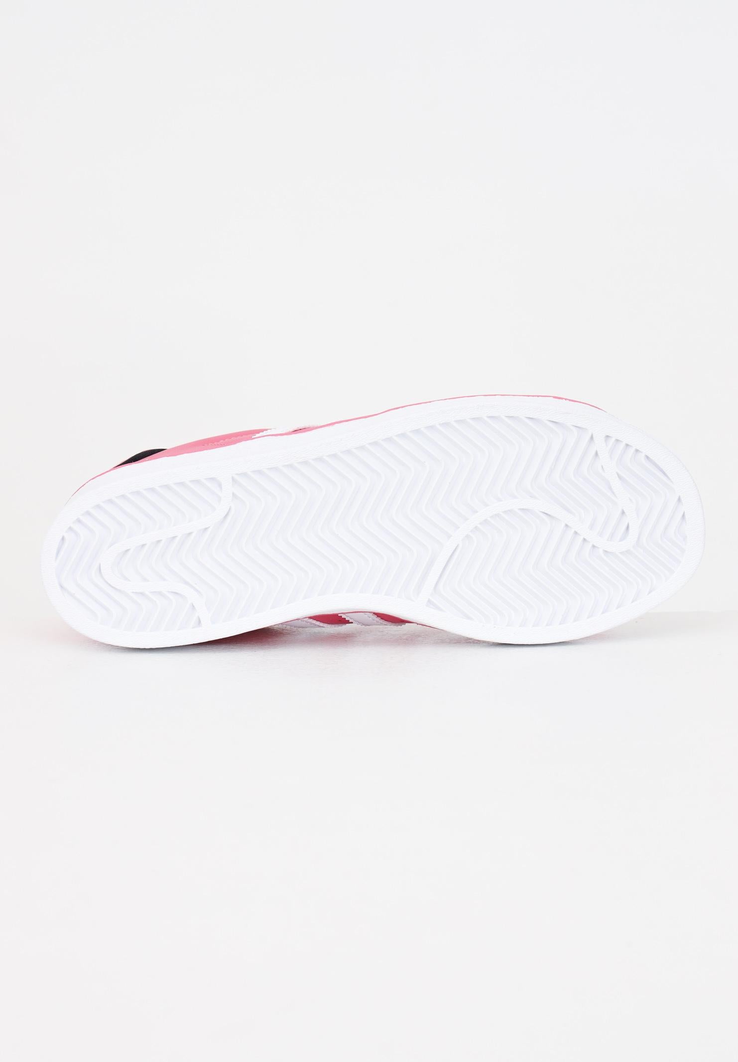 Sneakers SUPERSTAR C bambina bianche e rosa IE0857 . ADIDAS ORIGINALS 