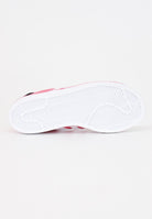 Sneakers SUPERSTAR C bambina bianche e rosa IE0857 . ADIDAS ORIGINALS 