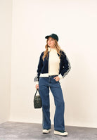 ADIDAS ORIGINALS Felpa con zip ADIDAS ORIGINALS VELOUR KNIT blu da donna KS7779 . ADIDAS ORIGINALS 