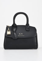 ARMANI EXCHANGE Borsa a mano nera da donna con lucchetto XW000395AF12040 UC001 ARMANI EXCHANGE 