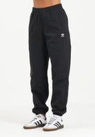 ADIDAS ORIGINALS Pantalone sportivo Essentials Fleece Loose nero da donna IY9637  ADIDAS ORIGINALS 