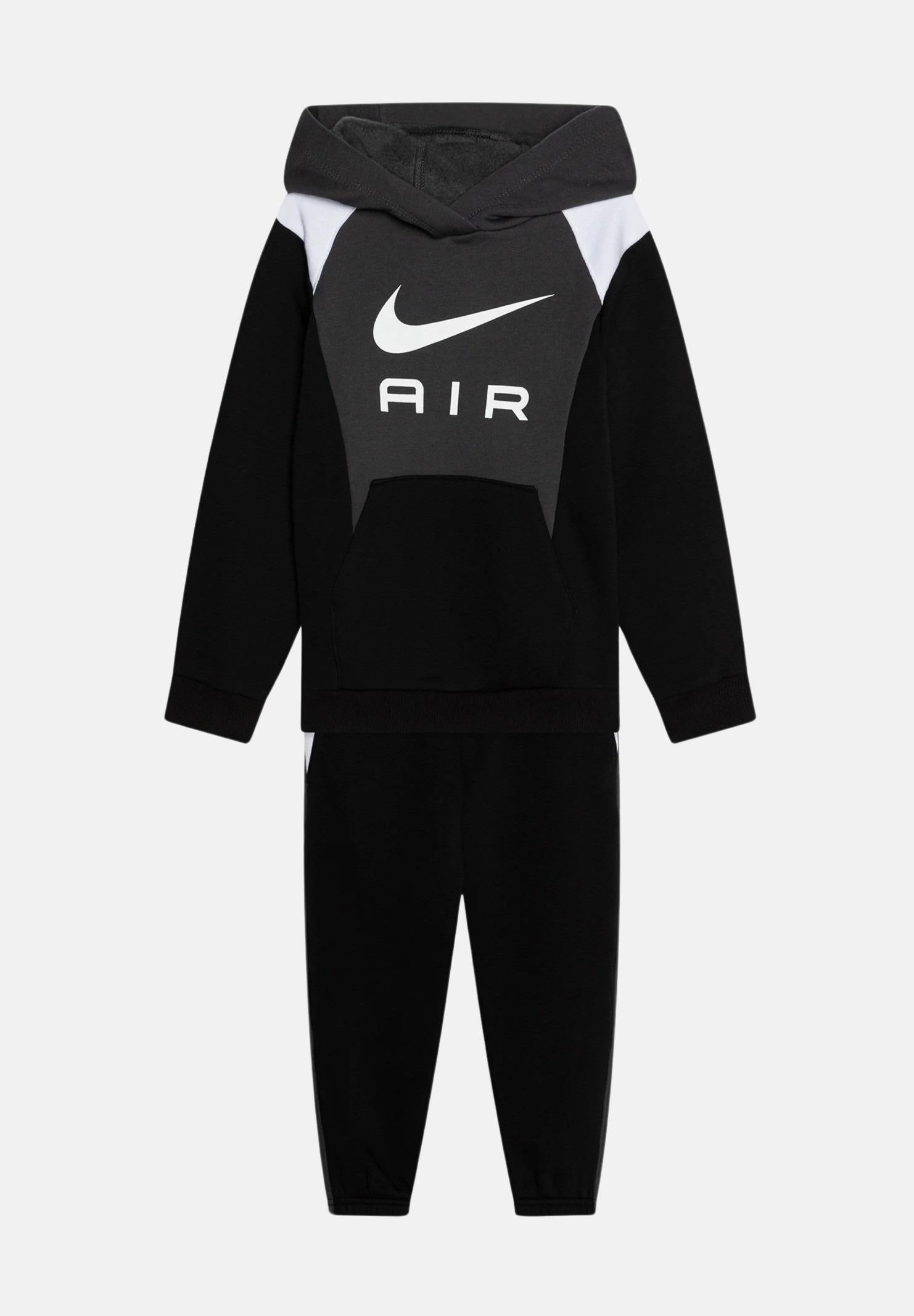 Tuta grigia e nera da neonato 66M260 023 NIKE 