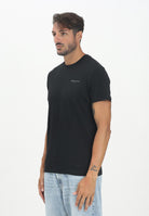 TOMMY JEANS T-shirt a manica corta nera da uomo con logo DM0DM21780BDS . TOMMY JEANS 