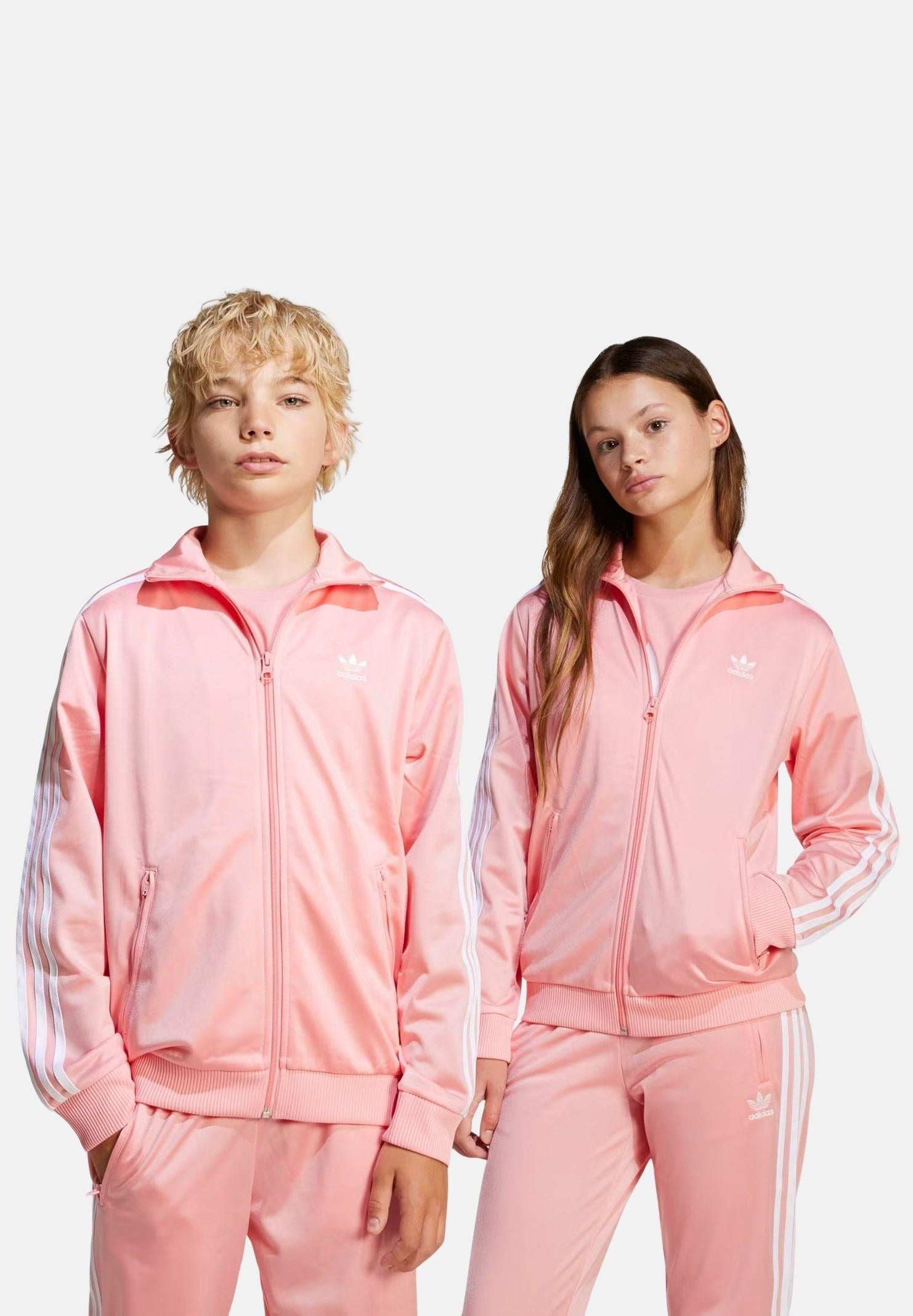ADIDAS ORIGINALS Felpa con zip Adicolor Firebird rosa per bambina e bambino JD1622  ADIDAS ORIGINALS 