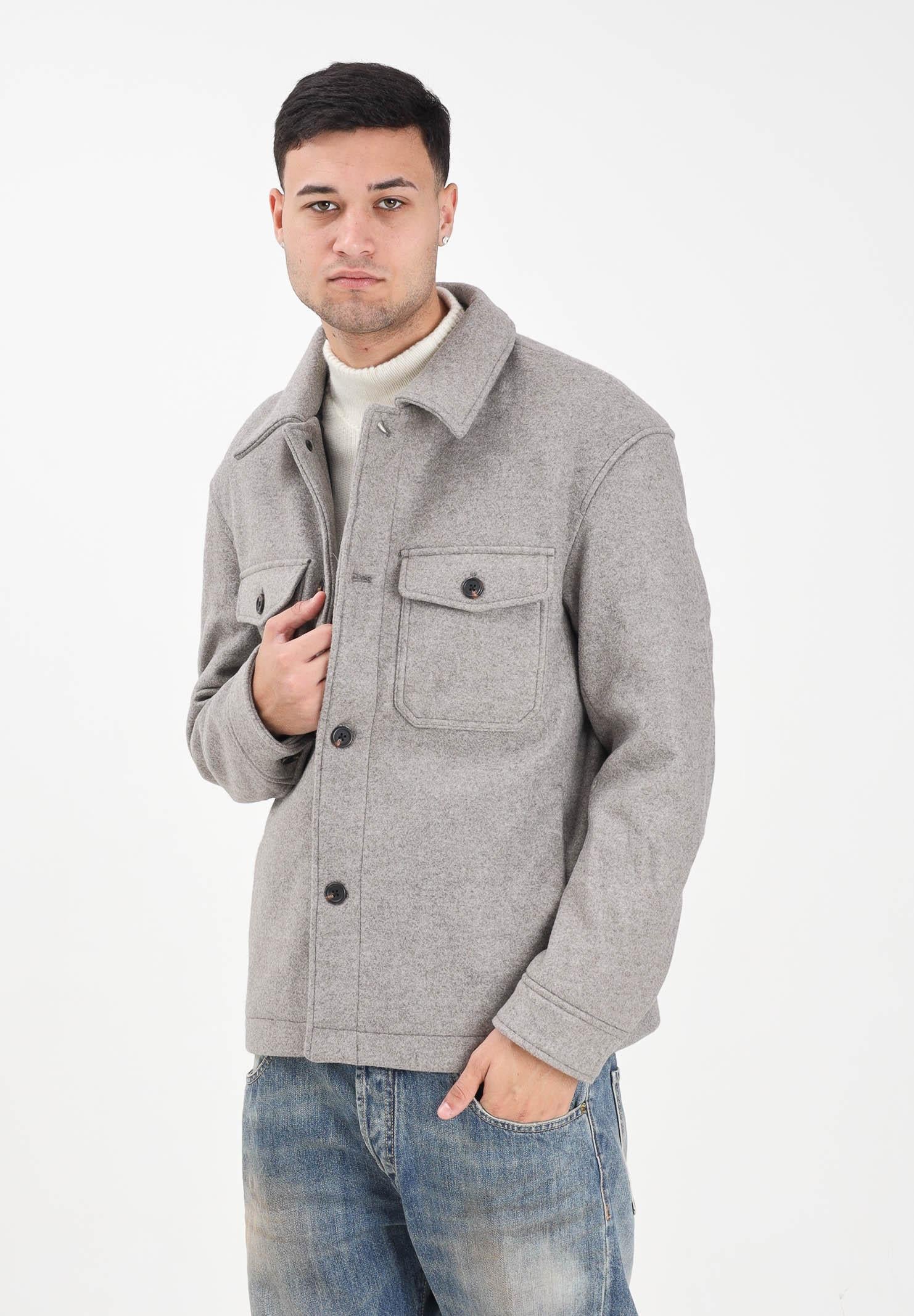 SELECTED HOMME Cappotto corto beige da uomo 16097636 DeepTaupe SELECTED HOMME 